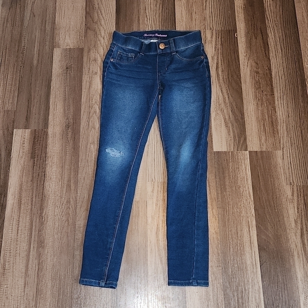 TOMMY Bahama Distressed Jeans Girls Size 7 Stretch